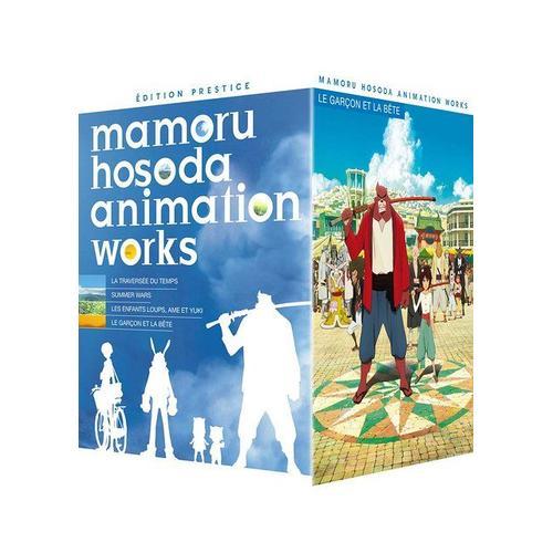 Mamoru Hosoda Animation Works : La Traversée Du Temps + Summer Wars + Les Enfants Loups Ame Et Yuki + Le Garçon Et La Bête (Coupon De Pré-Réservation) - Édition Prestige