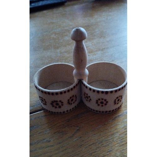 Salière Et Poivrière En Bois