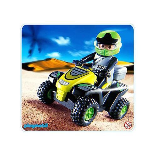 Playmobil Sports Et Action 4427 - Pilote / Quad Vert