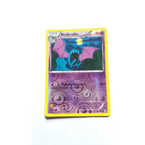 Carte Pokémon Nosferalto Holo Reverse 54/135 Tempete Plasma Neuf Rare Fr