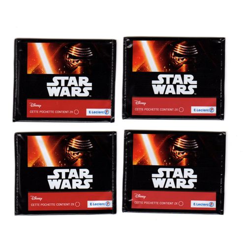 Lot De 4 Pochettes De Jetons Star Wars Origine Centre Leclerc