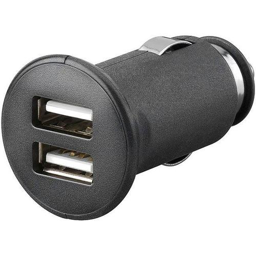 Adaptateur Mini Allume-Cigare 2xusb 5v 1x2.1a Ou 2x1.05a Avec Fusible