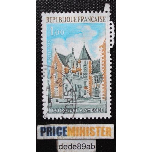 France.. Le Clos-Lucé À Amboise . Indre & Loire (37) . Oblitéré Used Stamp .