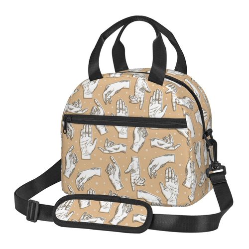 Sac à déjeuner Modèles d'éclipses solaires Sac besace à main avec sangle d'épaule, Sac Fourre-tout Réutilisable pour Enfant, Retour à l'école, Femmes, Garçon, Fille
