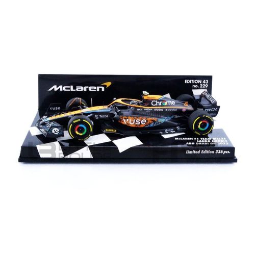 Minichamps 1/43 537226504 Mclaren Mcl36 - Abu Dhabi Gp 2022 (L. Norris) Diecast Modelcar-Minichamps