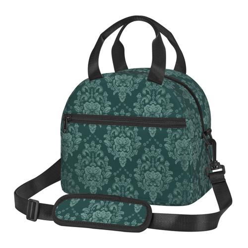 Sac à déjeuner Martin-pêcheur Sac besace à main avec sangle d'épaule, Sac Fourre-tout Réutilisable pour Enfant, Retour à l'école, Femmes, Garçon, Fille