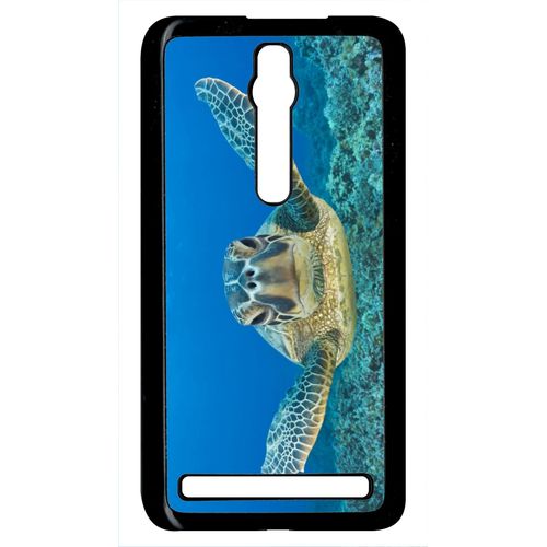Coque Asus Zenfone 2 Ze551ml - Tortue Verte D Hawai - Noir