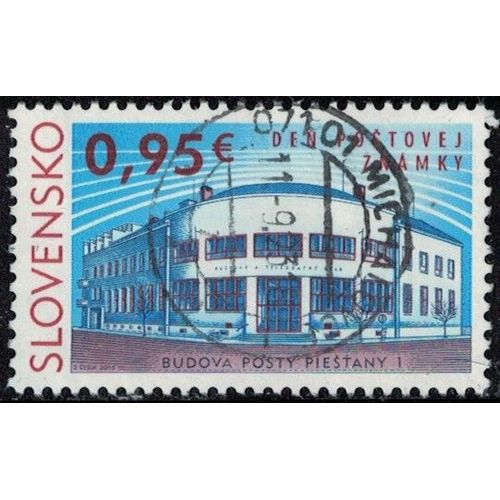 Slovaquie 2016 Oblitéré Used Budova Bâtiment Bureau De Poste Su