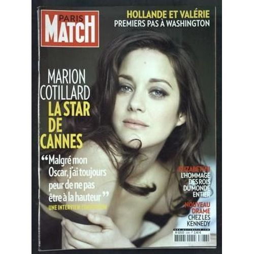 Paris Match 3288 Marion Cotillard J-Paul Belmondo Sexion D'assaut Bertrand Burgalat Iggy Pop Biolay 