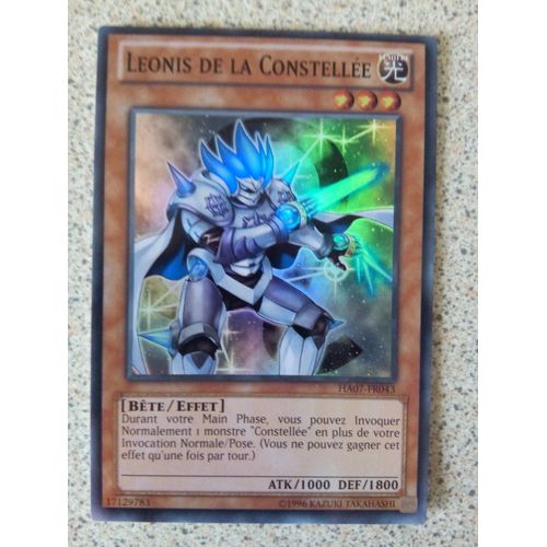 Carte Yu-Gi-Oh - Leonis De La Constellée - Ha07-Fr043 Super Rare