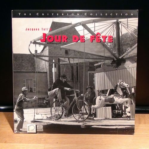 Laserdisc "Jour De Fête" - Tati - Criterion Collection - Très Rare