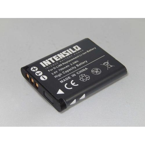 INTENSILO Li-Ion Batterie 700mAh (3.6V) pour appareil photo, caméscope, caméra vidéo Pentax Optio H90, i90, NB1000, P70, P80 comme D-Li88, DB-L80