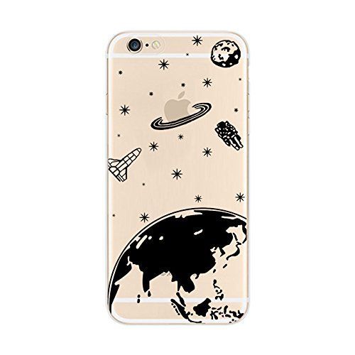 Coque Gel Souple Incassable Avec Impression Motif Fantaisie Pour Iphone 5 / 5s ( Espace)