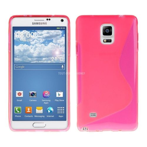 Housse S Line Samsung Galaxy Note 4 Rose