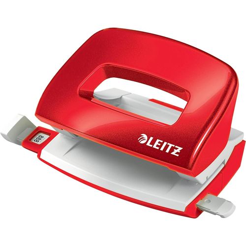 Leitz Mini Perforateur Nexxt 5060, En Carton, Rouge