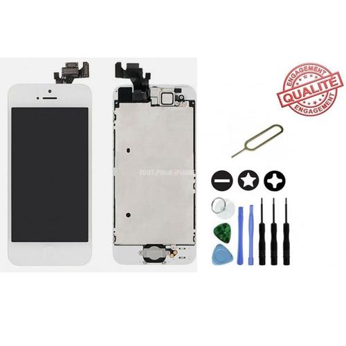 Ecran Complet De Remplacement Blanc Pour Iphone 5