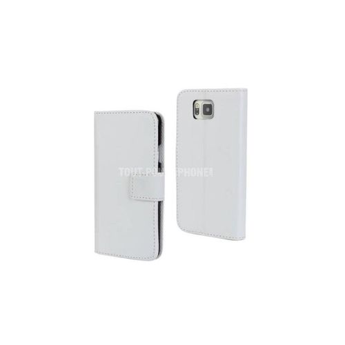 Etui Portefeuille Samsung Galaxy Alpha Blanc
