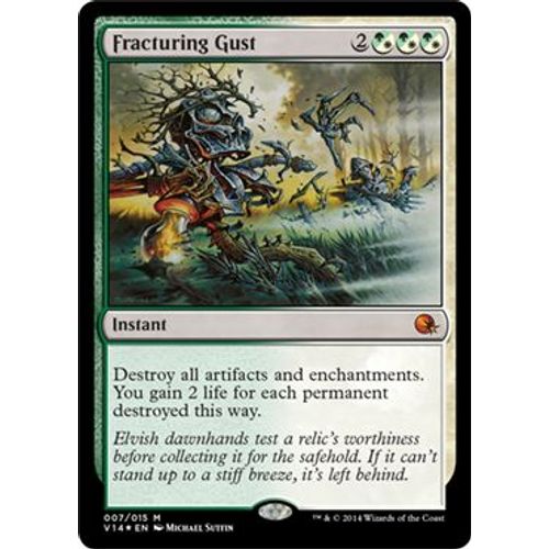 Foil - Rafale Fracturante - Fracturing Gust - Magic Mtg - From The Vault: Annihilation 