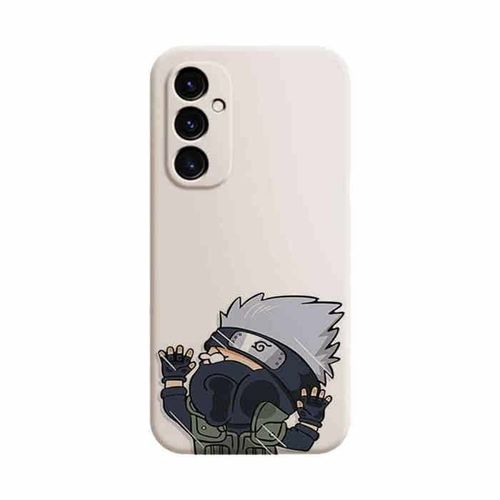Coque Pour Samsung Galaxy A05s Antichoc Chibi Kakashi Blanc