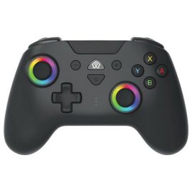 Subsonic - Manette Sans Fil Pour Switch / Switch Oled - Bluetooth Avec Led, Vibrations Et Gyroscope - Noire