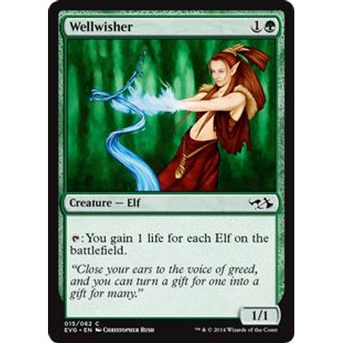 Sibylle Des Fontaines - Wellwisher - Magic Mtg - Duel Deck Anthology Elves