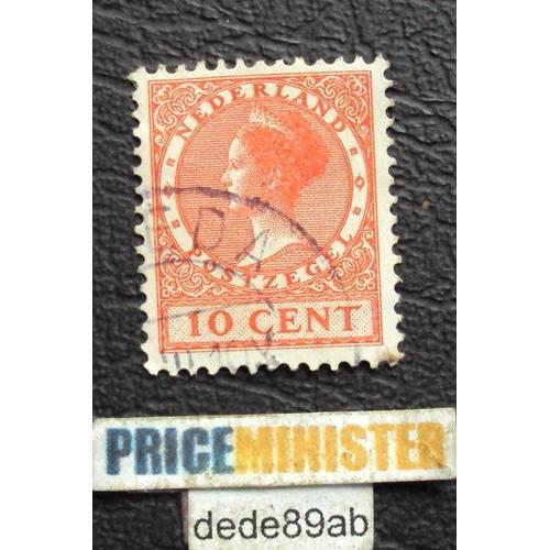 Pays-Bas..  Nederland..  10 Cent . La Reine Wilhelmina Type "Veth" Oblitéré Used Stamp.