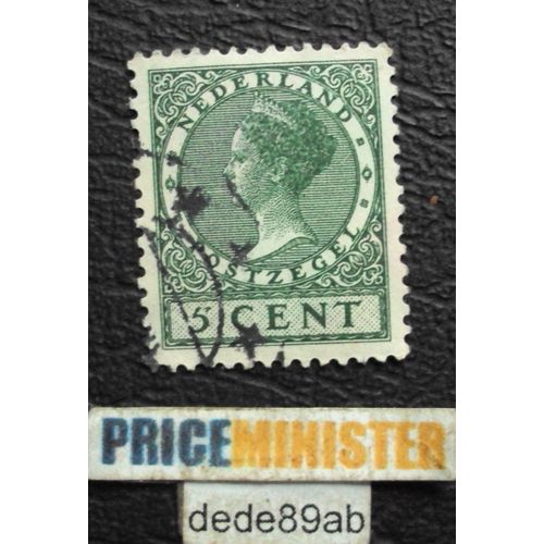Pays-Bas..  Nederland..  5 Cent . La Reine Wilhelmina Type "Veth" Oblitéré Used Stamp.