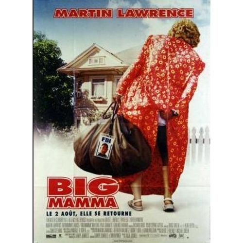 Big Mamma Big /Momma's House - Véritable Affiche De Cinéma Pliée - Format 120x160 Cm - De Raja Gosnell Avec Martin Lawrence, Nia Long, Paul Giamatti, Jascha Washington- 2000