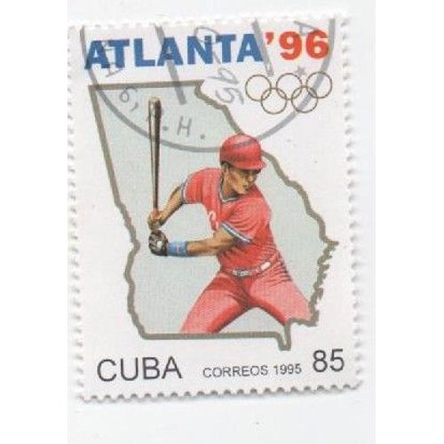 Timbre Jo Olympiques Atlanta 96 1996 85 Oblitere