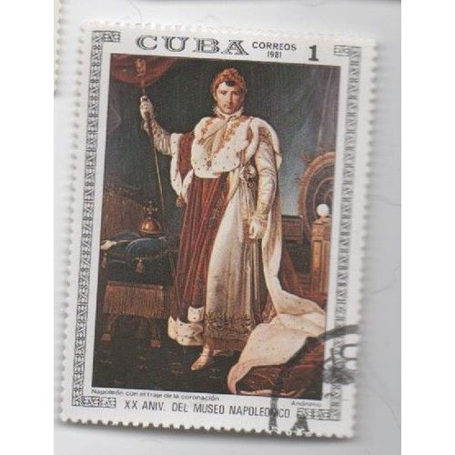 Timbre Cuba Correos Oblitéré 1. 20 Aniv Del Museo Napoleonico . Napoleon 