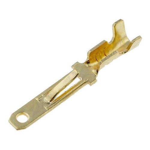 Connecteur Plat 2.8mm 0.5/1mm2 Dore Avec Clip Male