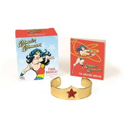 Wonder Woman Tiara Bracelet And Illustrated Book