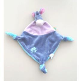 Disney Stitch Peluche avec bébé doudou plat bleu 25 cm