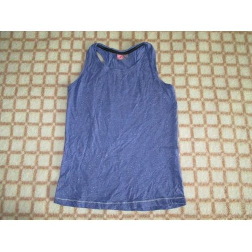 Débardeur Bleu Pailleté 12 Ans