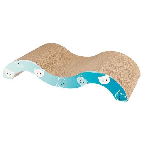 Trixie Griffoir Vague Mimi Turquoise Pour Chat 50 × 9 × 23cm