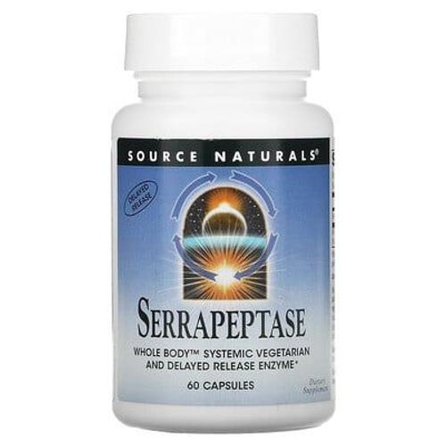 Source Naturals Serrapeptase, 60 Capsules 