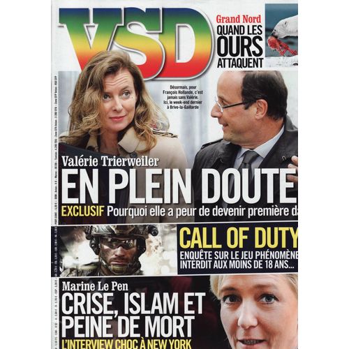 Vsd / 10-11-2011 N°1785 : Marie Gillain (1p) - Kim Kardashian (2p) - Justice (2p)