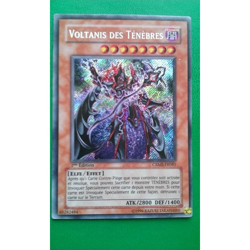 Carte Yu Gi Oh Voltanis Des Ténèbres Crms-Fr081 Secret Rare 1ère Edition