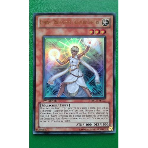 Carte Yu Gi Oh Lumina L'invocatrice, Seigneur Lumière Rymp-Fr102 Ultra Rare 1ère Edition