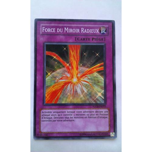 Carte Yu Gi Oh Force Du Miroir Radieux Fotb-Fr055 Super Rare (Carte Piège)