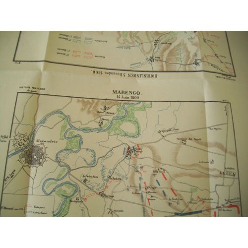 Carte Bataille / Didactique Esm Saint-Cyr / Scolarite 1896 / 6