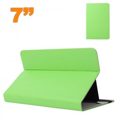 Housse Universelle Tablette 7 Pouces Support Étui Ajustable Vert