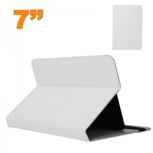 Housse Universelle Tablette 7 Pouces Support Étui Ajustable Blanc