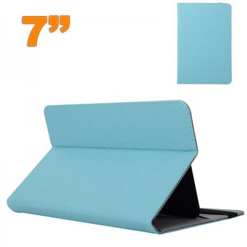 Housse Universelle Tablette 7 Pouces Support Étui Ajustable Bleu Ciel