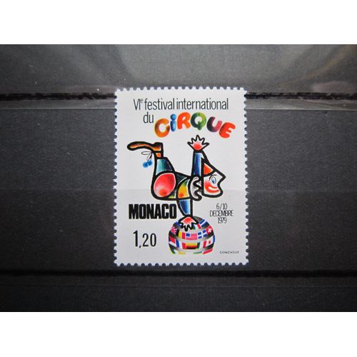 Monaco. Timbre N° 1201 (1979). 6eme Festival International Du Cirque De Monte-Carlo