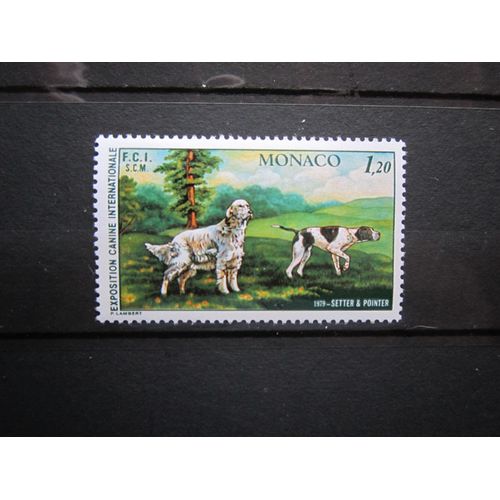 Monaco. Timbre N° 1208 (1979). Exposition Canine Internationale De Monte-Carlo
