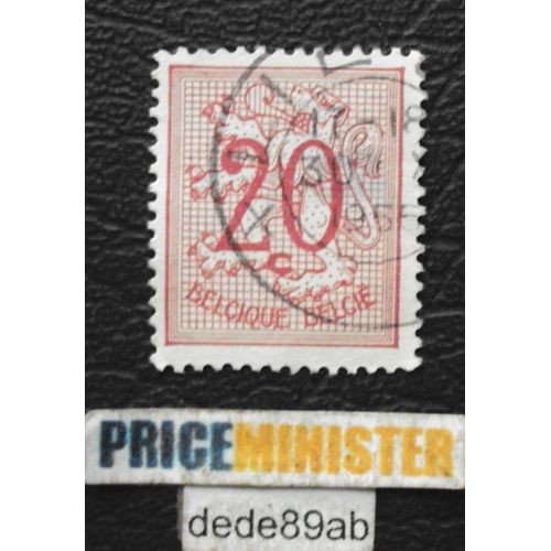 Belgique..  Belgie..  20 Sur Lion Héraldique . Oblitéré Used Stamp