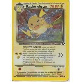 Carte Pok Mon Raichu Obscur Holo Fr Team Rocket Rakuten