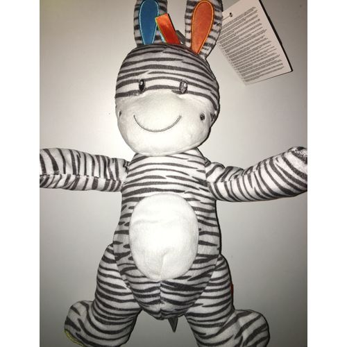 Doudou Peluche Zebre Nicotoy Simba Toys Benelux Jouet Eveil Bebe Naissance