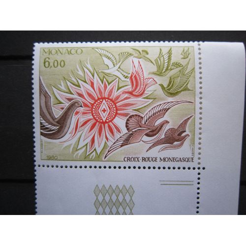 Monaco. Timbre N° 1247 (1980). Croix-Rouge Monegasque